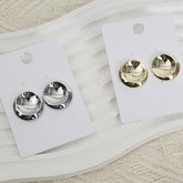 2 - أقراط دائرية أنيقة